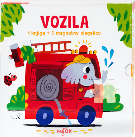 Otkrivam... vozila, knjiga i magnetne puzzle MALIK