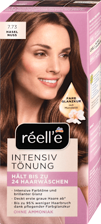 barva na vlasy Intensiv Tönung, 7.73 oříšková  réell‘e