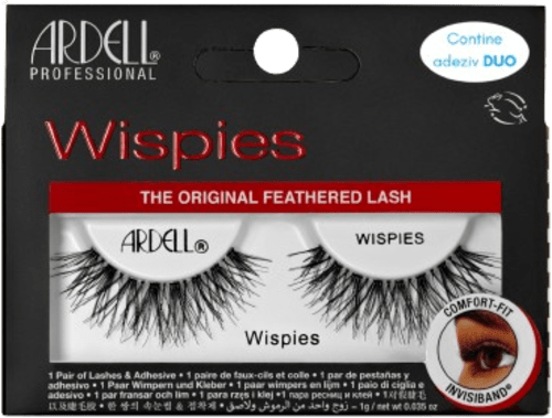 Gene false Wispies Invisibands Black ARDELL