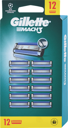 Náhradné hlavice Mach3  Gillette