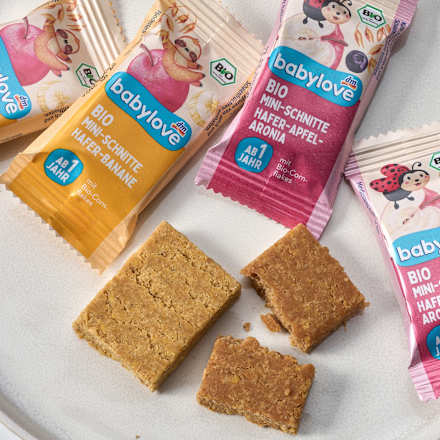 Babysnack Mini-Schnitten-Mix ab 1 Jahr babylove