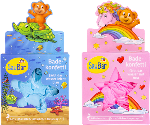 Coriandoli da bagno assort. SauBär