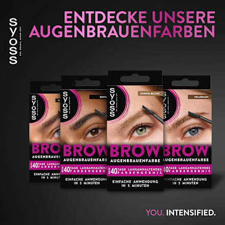 Augenbrauenfarbe Dunkelblond 6-1 syoss