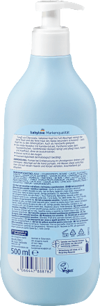 Gel doccia Sensitive per corpo e capelli babylove