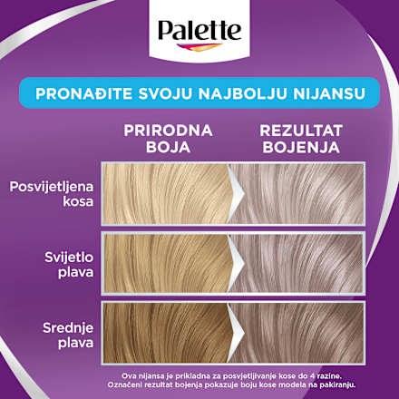 Boja za kosu – 10-19  hladna srebrno- plava Palette INTENSIVE COLOR CREME