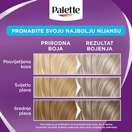 Boja za kosu – 12-21 srebrna pepeljastoplava Palette INTENSIVE COLOR CREME