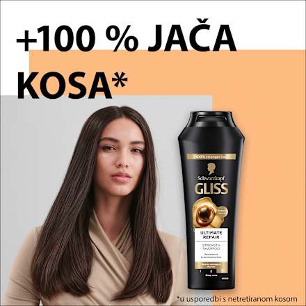 Ultimate Repair šampon za obnovu kose Schwarzkopf GLISS
