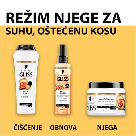 Total Repair regenerator za kosu u spreju  Schwarzkopf GLISS