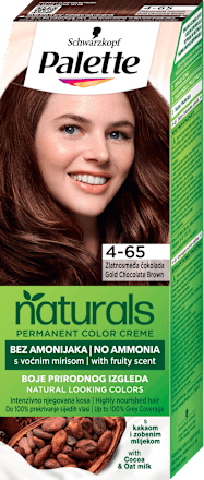 Naturals Color Creme boja za kosu – 765 zlatnosmeđa, čokoladna Palette naturals COLOR CREME