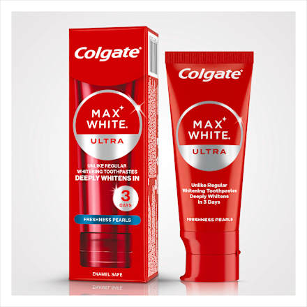 MAX WHITE pasta za zube ULTRA FRESHNESS PEARLS Colgate