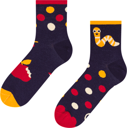 Памучни чорапи Happy Worm, размер 43-46 Dedoles