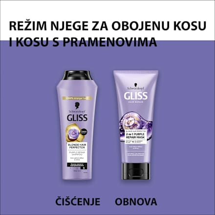 Blonde Hair Perfector šampon za kosu Schwarzkopf GLISS
