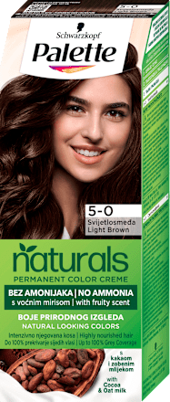 Naturals Color Creme boja za kosu – 600 svijetlosmeđa Palette naturals COLOR CREME