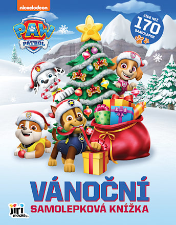 vánoční samolepková knížka Paw Patrol JIRI MODELS