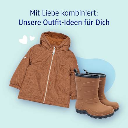 Winterjacke, braun, Gr. 110/116 Mikk-Line