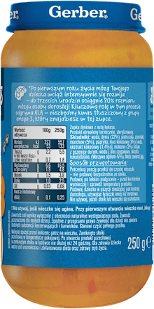 Zupka dyniowa z nutą kokosa, Junior 1 - 3 lata Gerber