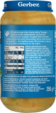 Zupka delikatna kalafiorowo-brokułowa, Junior 1 - 3 lata Gerber