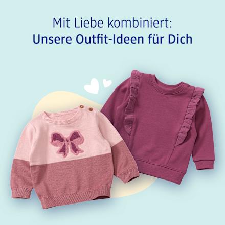 Sweatshirt mit Rüschen, lila, Gr. 80 ALANA