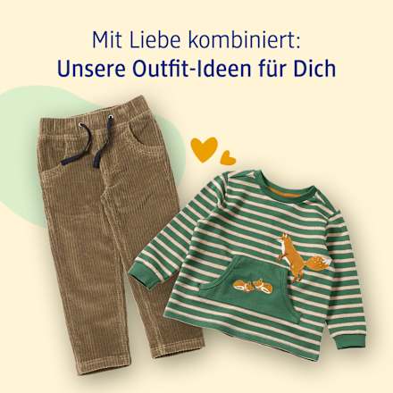 Hose aus Cord mit Kordelzug, braun, Gr. 110 ALANA