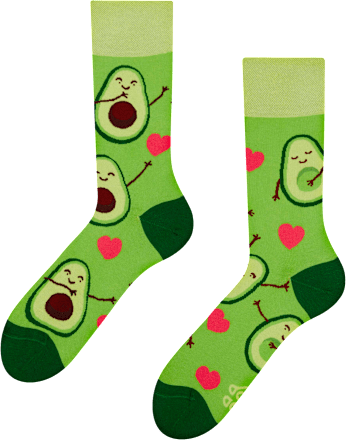 Памучни чорапи Avocado Love, размер 43-46 Dedoles