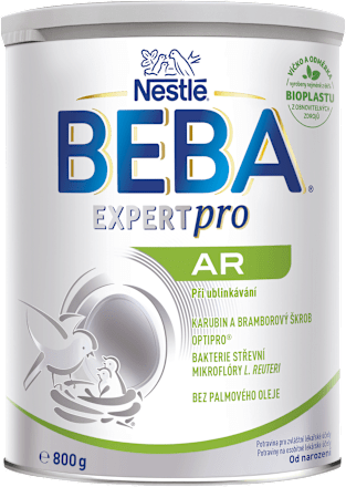 mléčná kojenecká výživa, EXPERTpro AR při ublinkávání BEBA
