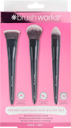 Pinsel Set Cream Contour & Blush  brush works
