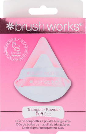Make-up Schwamm Triangular Powder Puff Duo brush works
