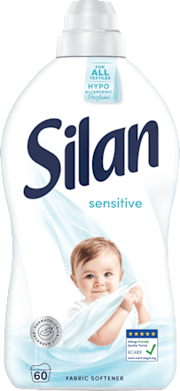 Омекотител за пране Sensitive & Baby, 64 пранета Silan