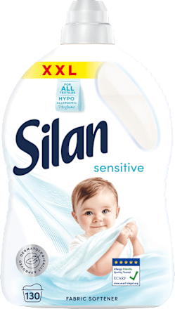 Омекотител за пране Sensitive & Baby, 130 пранета Silan