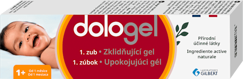 Upokojujúci gél na ďasná 1. zúbok dologel