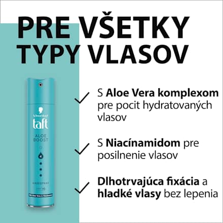 Lak na vlasy Aloe Boost 4 Schwarzkopf taft