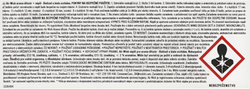 Aroma difuzér s náplňou - bielizeň a biela orchidea Air Wick