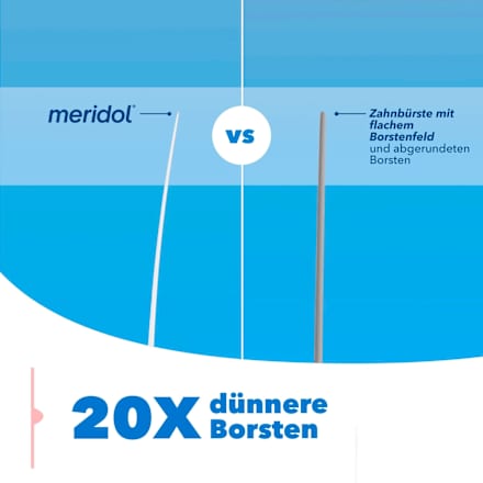 Zahnbürste Zahnfleischschutz mittel sortiert meridol