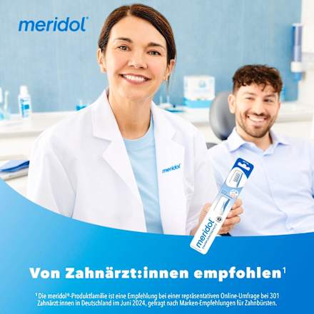 Zahnbürste Zahnfleischschutz mittel sortiert meridol