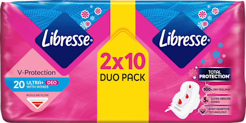 Higijenski ulošci s krilcima Deo Total Protection – ultra Libresse