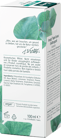 Bade-Essenz Erkältungszeit Kneipp