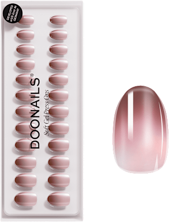 Künstliche Nägel Press Ons Short Round Brownie Doonails