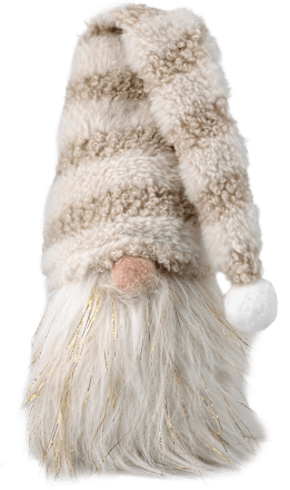 Weihnachtsdeko Wichtel mit Glitzer Bart KUWOPA