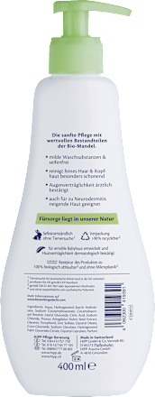 Baby Waschgel Haut & Haar sensitiv HiPP Babysanft