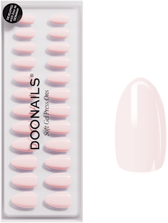 Künstliche Nägel Press Ons Short Almond Pillow Talk Doonails