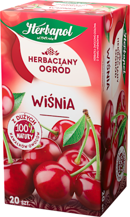 Herbatka owocowo-ziołowa o smaku wiśniowym Herbapol