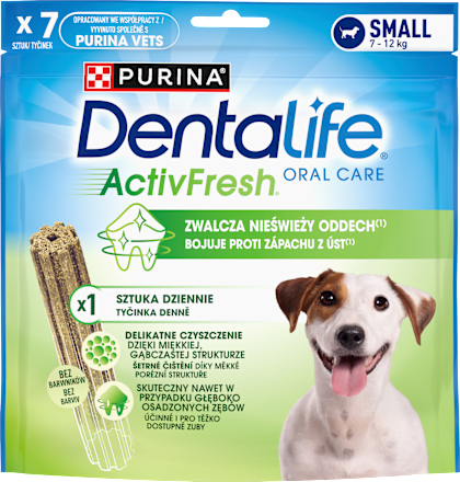 ActivFresh snack pro psy DAILY ORAL CARE PURINA Dentalife