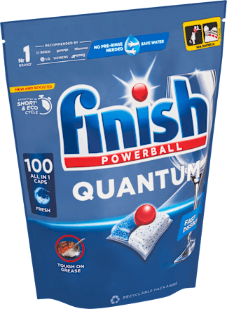 Quantum All in 1 kapsle do myčky nádobí Finish