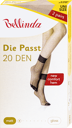 punčochové ponožky, almond, 2 páry Bellinda