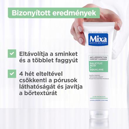 Arctisztító gél szalicilsavval és szkvalánnal Mixa