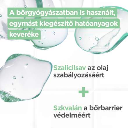 Arctisztító gél szalicilsavval és szkvalánnal Mixa