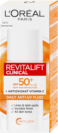 Revitalift Clinical Anti UV arckrém C vitaminnal SPF50+ fényvédelemmel L'ORÉAL PARiS REVITALIFT