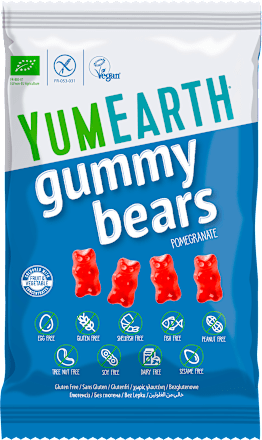 Bio Ovocné želé mackovia organic gummy bears Yum Earth