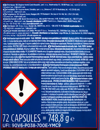 Quantum All in 1 kapsle do myčky nádobí Finish