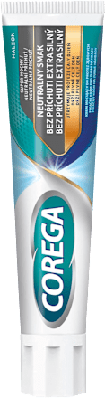 fixační krém na zubní náhrady bez příchuti XL extra silný COREGA
